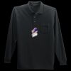 Long Sleeve Silk Touch Polo with Pocket Thumbnail