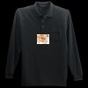 Long Sleeve Silk Touch Polo with Pocket Thumbnail