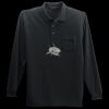 Long Sleeve Silk Touch Polo with Pocket Thumbnail