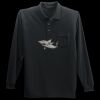 Long Sleeve Silk Touch Polo with Pocket Thumbnail