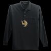 Long Sleeve Silk Touch Polo with Pocket Thumbnail