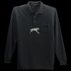Long Sleeve Silk Touch Polo with Pocket Thumbnail