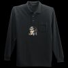 Long Sleeve Silk Touch Polo with Pocket Thumbnail