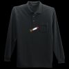 Long Sleeve Silk Touch Polo with Pocket Thumbnail