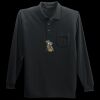 Long Sleeve Silk Touch Polo with Pocket Thumbnail