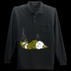 Long Sleeve Silk Touch Polo with Pocket Thumbnail