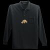 Long Sleeve Silk Touch Polo with Pocket Thumbnail
