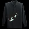Long Sleeve Silk Touch Polo with Pocket Thumbnail