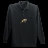 Long Sleeve Silk Touch Polo with Pocket Thumbnail