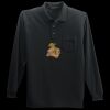 Long Sleeve Silk Touch Polo with Pocket Thumbnail