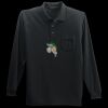 Long Sleeve Silk Touch Polo with Pocket Thumbnail