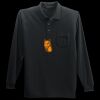 Long Sleeve Silk Touch Polo with Pocket Thumbnail