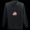 Long Sleeve Silk Touch Polo with Pocket Thumbnail