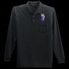 Long Sleeve Silk Touch Polo with Pocket Thumbnail