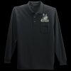 Long Sleeve Silk Touch Polo with Pocket Thumbnail