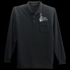 Long Sleeve Silk Touch Polo with Pocket Thumbnail