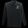 Long Sleeve Silk Touch Polo with Pocket Thumbnail