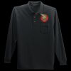 Long Sleeve Silk Touch Polo with Pocket Thumbnail