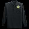 Long Sleeve Silk Touch Polo with Pocket Thumbnail