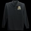 Long Sleeve Silk Touch Polo with Pocket Thumbnail