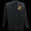 Long Sleeve Silk Touch Polo with Pocket Thumbnail
