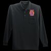 Long Sleeve Silk Touch Polo with Pocket Thumbnail
