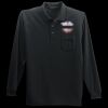 Long Sleeve Silk Touch Polo with Pocket Thumbnail