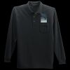 Long Sleeve Silk Touch Polo with Pocket Thumbnail