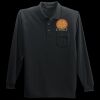 Long Sleeve Silk Touch Polo with Pocket Thumbnail