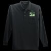 Long Sleeve Silk Touch Polo with Pocket Thumbnail