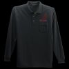 Long Sleeve Silk Touch Polo with Pocket Thumbnail