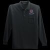 Long Sleeve Silk Touch Polo with Pocket Thumbnail