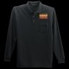 Long Sleeve Silk Touch Polo with Pocket Thumbnail
