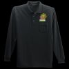 Long Sleeve Silk Touch Polo with Pocket Thumbnail