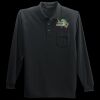Long Sleeve Silk Touch Polo with Pocket Thumbnail