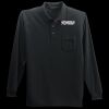 Long Sleeve Silk Touch Polo with Pocket Thumbnail