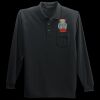 Long Sleeve Silk Touch Polo with Pocket Thumbnail