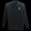 Long Sleeve Silk Touch Polo with Pocket Thumbnail