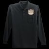 Long Sleeve Silk Touch Polo with Pocket Thumbnail