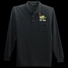 Long Sleeve Silk Touch Polo with Pocket Thumbnail