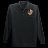 Long Sleeve Silk Touch Polo with Pocket Thumbnail