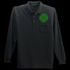 Long Sleeve Silk Touch Polo with Pocket Thumbnail