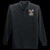 Long Sleeve Silk Touch Polo with Pocket Thumbnail