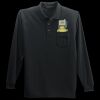 Long Sleeve Silk Touch Polo with Pocket Thumbnail