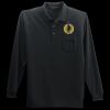 Long Sleeve Silk Touch Polo with Pocket Thumbnail