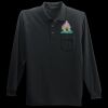 Long Sleeve Silk Touch Polo with Pocket Thumbnail