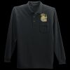 Long Sleeve Silk Touch Polo with Pocket Thumbnail