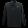 Long Sleeve Silk Touch Polo with Pocket Thumbnail