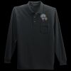 Long Sleeve Silk Touch Polo with Pocket Thumbnail