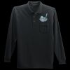 Long Sleeve Silk Touch Polo with Pocket Thumbnail